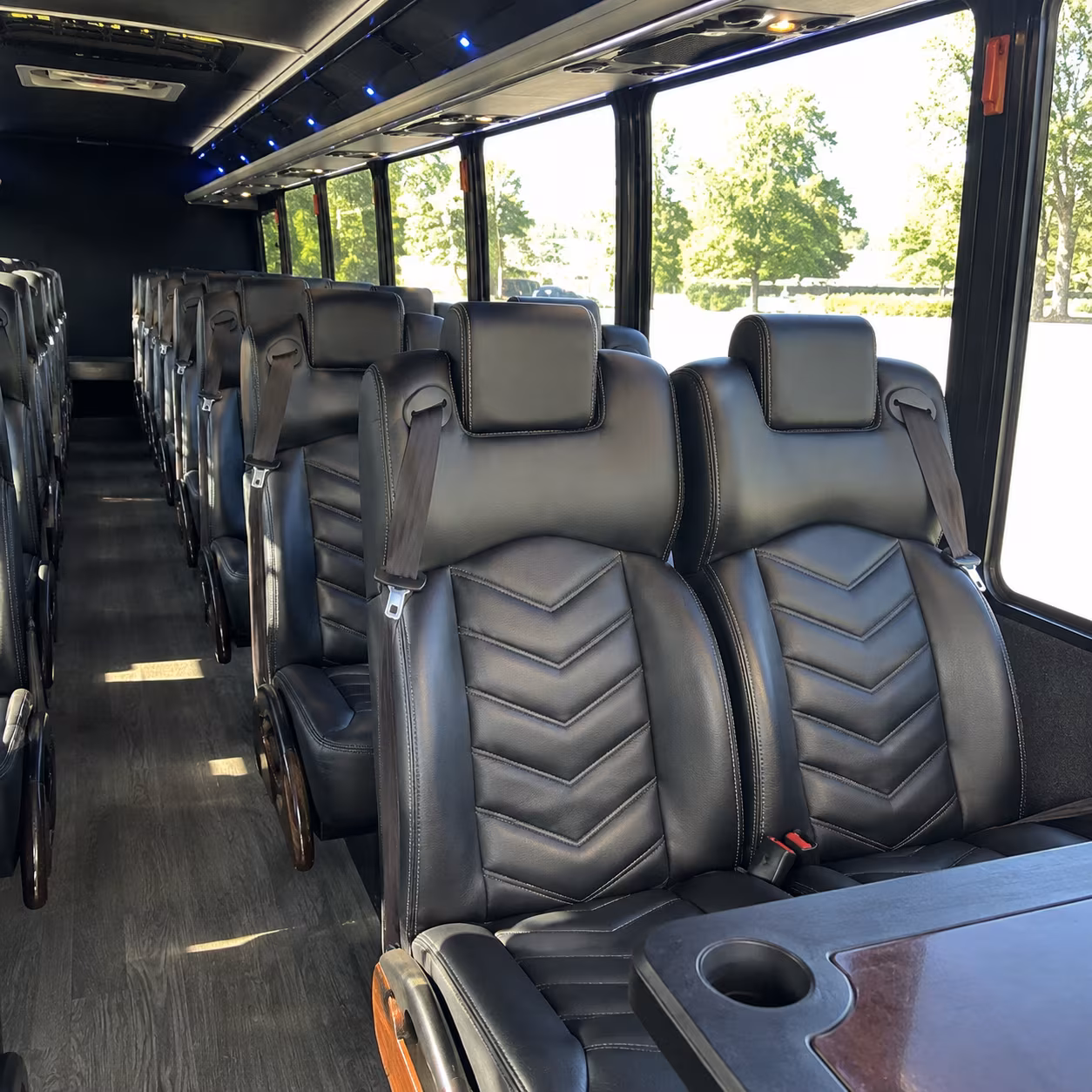 thousand oaks 25 passenger minibus interior