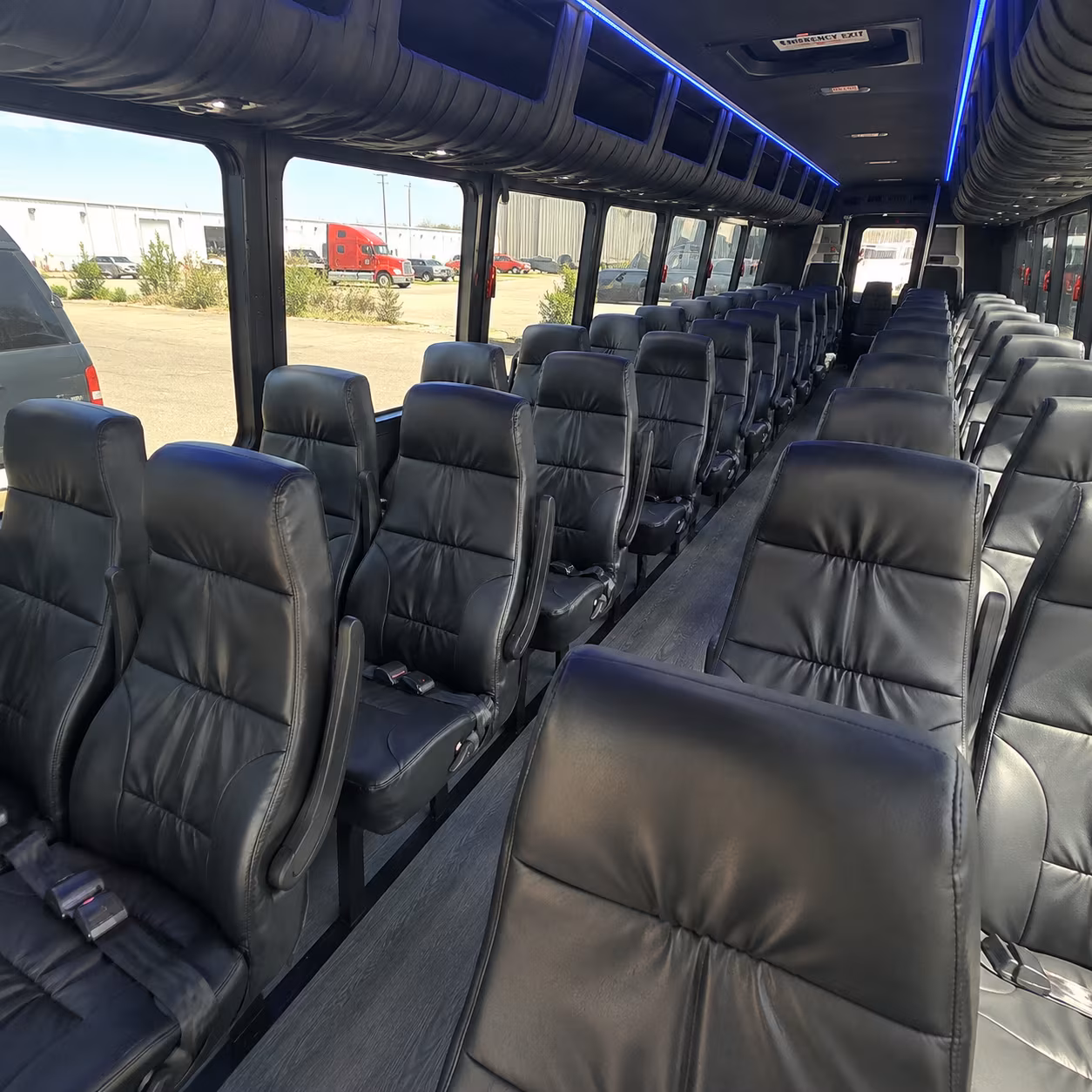 thousand oaks 28 passenger minibus inside