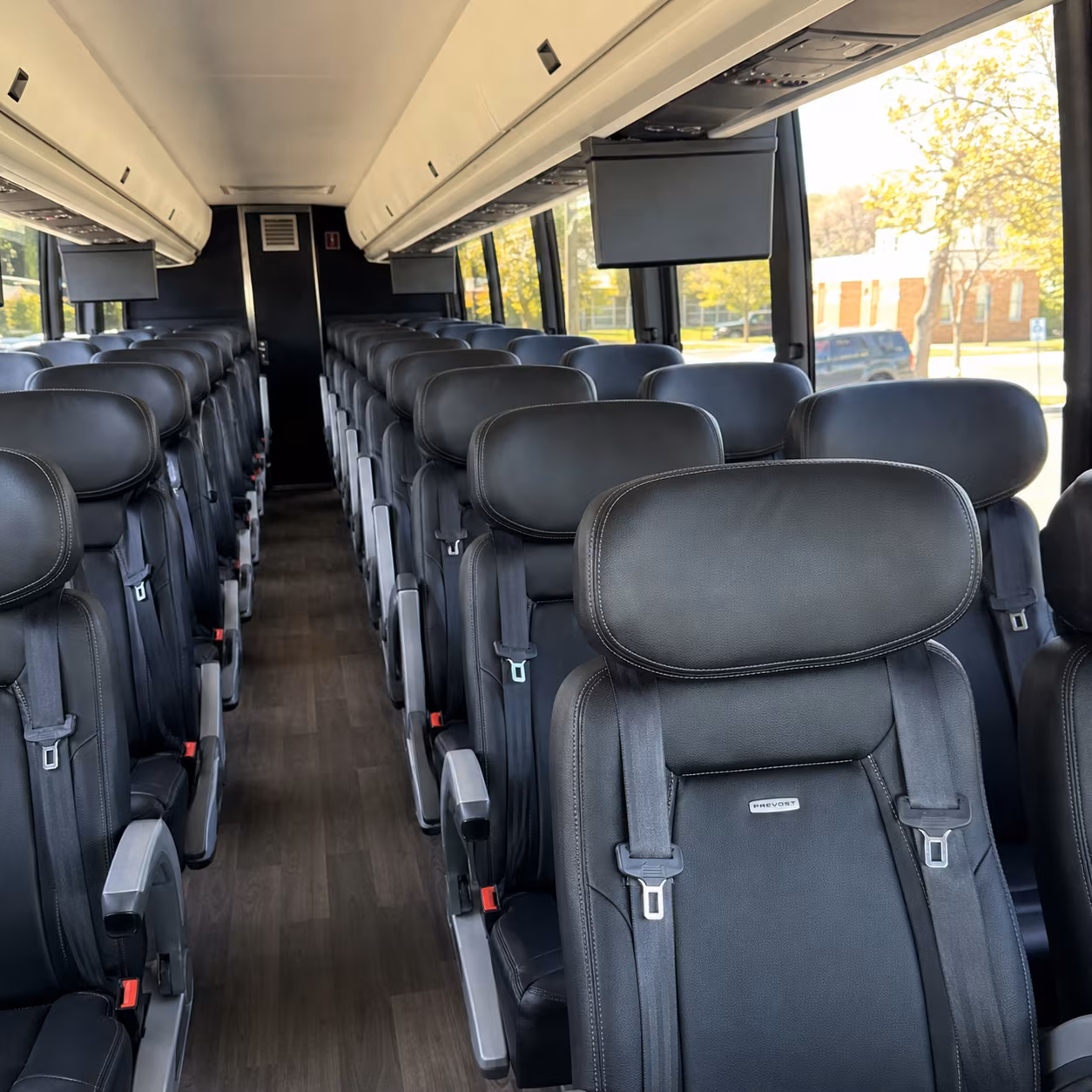 thousand oaks 45 passenger charter bus inside