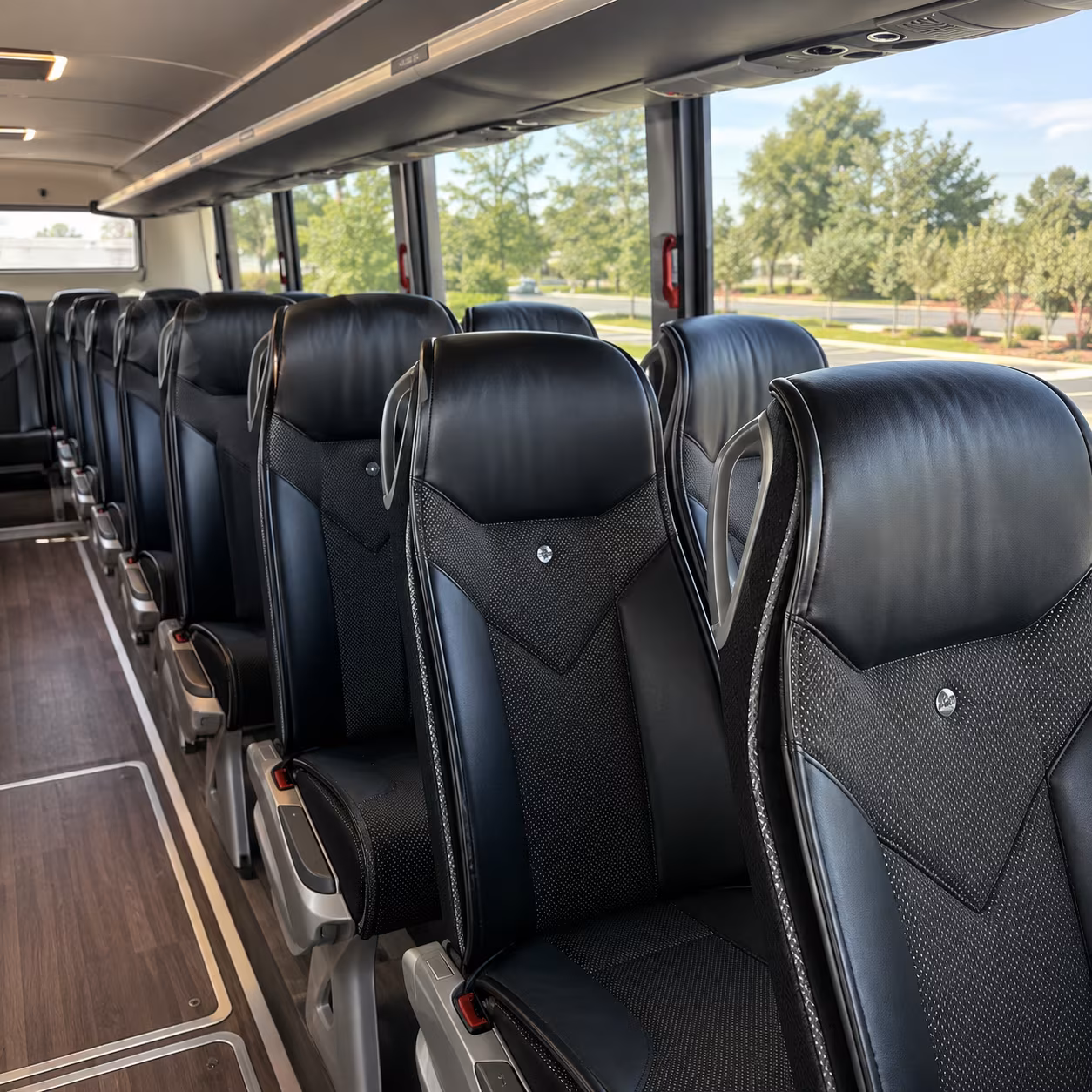 thousand oaks 45 passenger charter bus interior