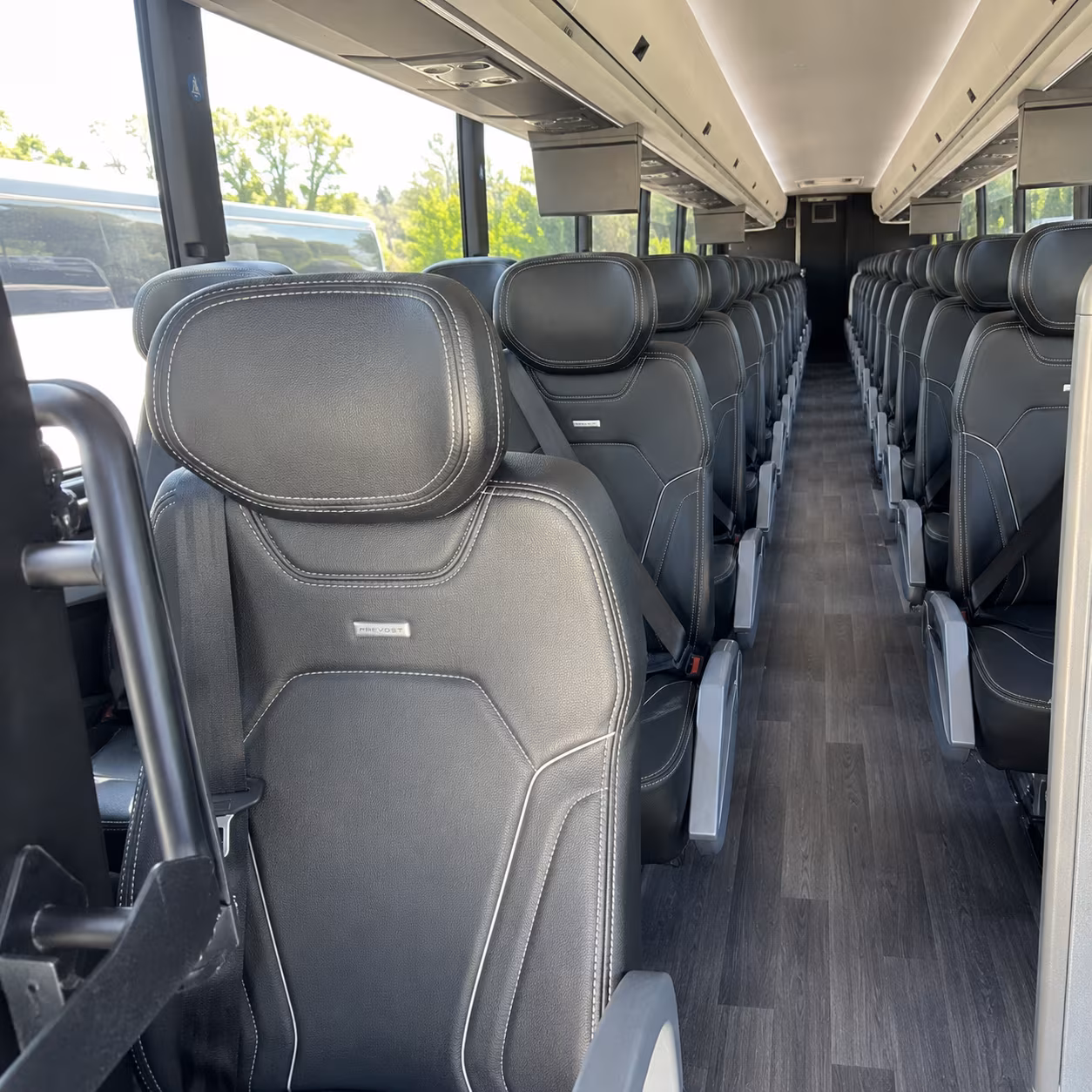 thousand oaks 47 passenger charter bus interior
