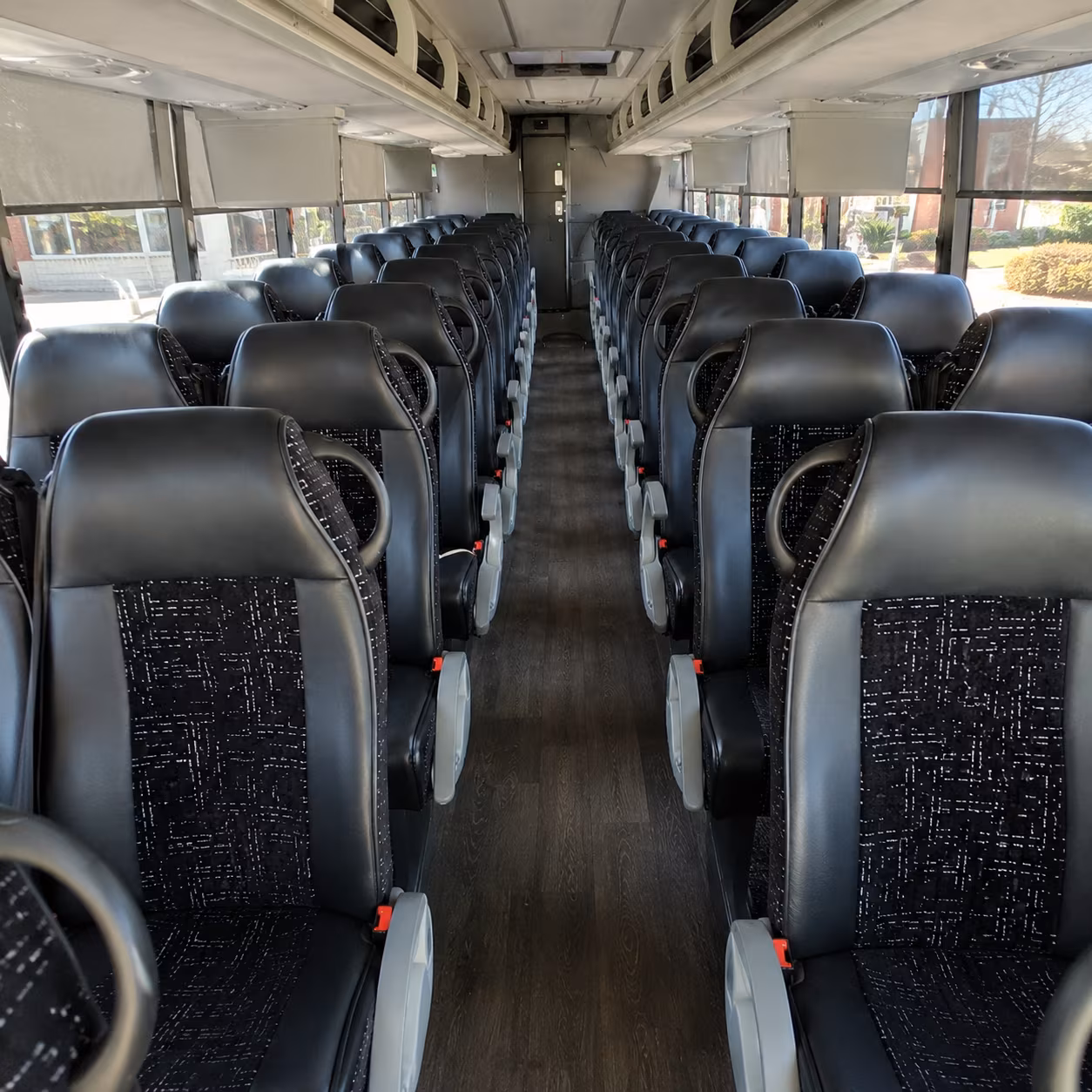 thousand oaks 54 passenger charter bus inside