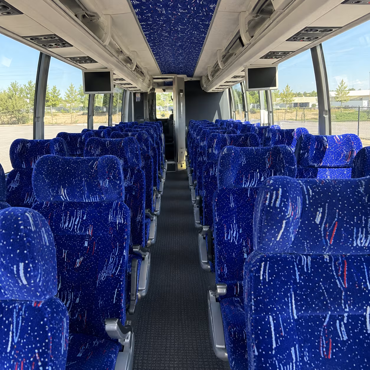 thousand oaks 54 passenger charter bus interior
