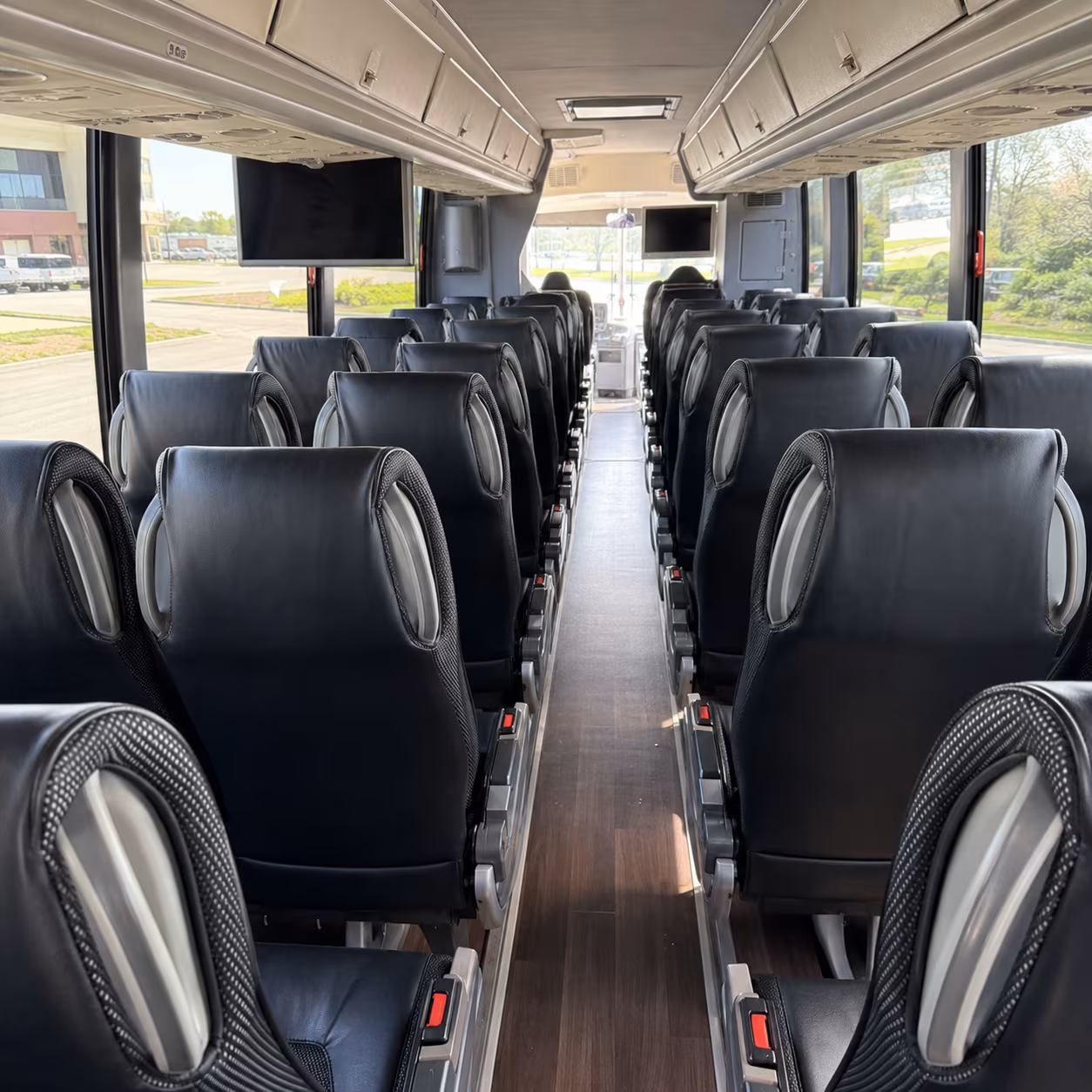 thousand oaks 56 passenger charter bus inside