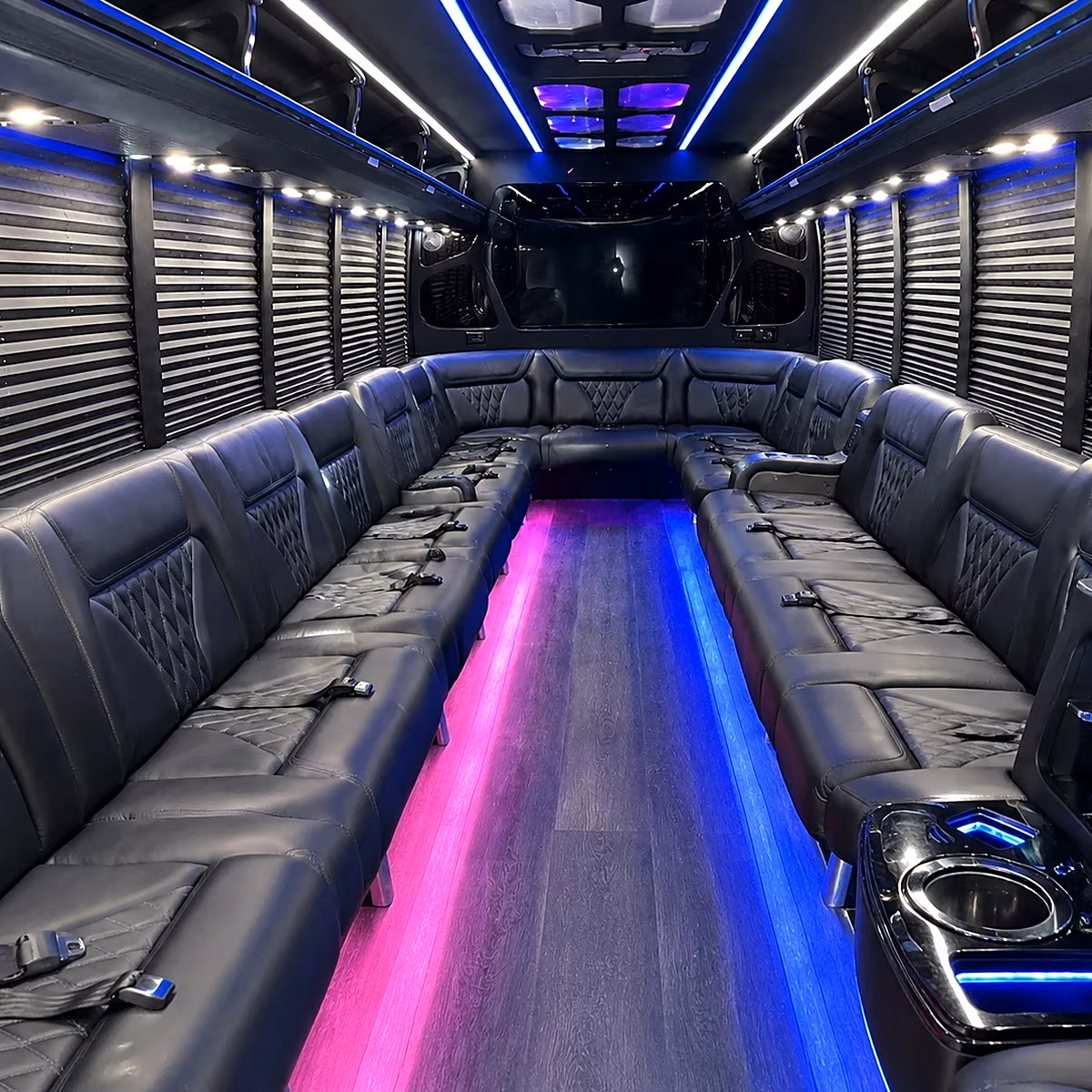 thousand oaks party bus interior